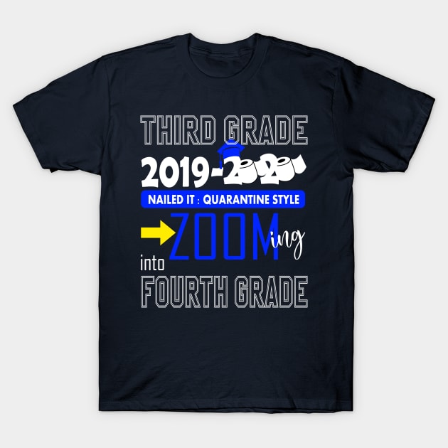 third grade zooming into fourth grade..third grade graduation gift T-Shirt by DODG99